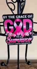 Cancer Awareness Magnet and Chip Clip