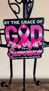 Cancer Awareness Magnet and Chip Clip