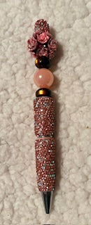 Elegant fancy flower pen