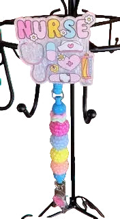 Nurse Beaded Badge Reel