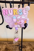 Nurse retractable badge reel